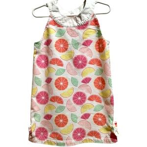 Gymboree Girls Summer Dress Fruit‎ Pattern Multicolor